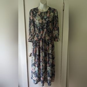 Soft Floral Prairie Dress